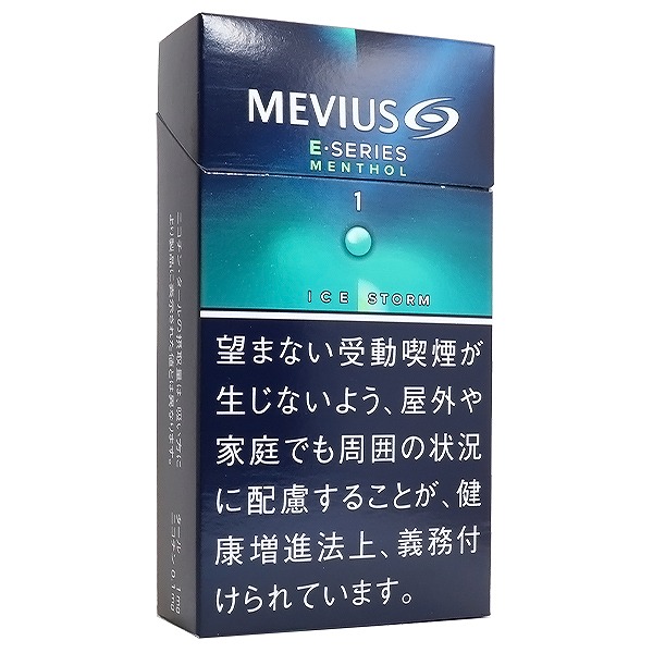 柔和七星梅比乌斯E系列冰薄荷1mg/メビウス イーシリーズ アイスストーム ワン １００‘Ｓ