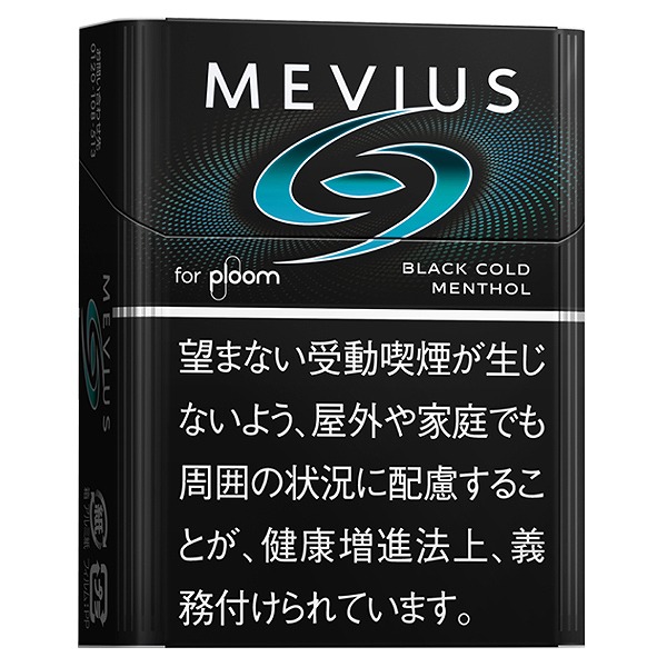 梅比乌斯黑冷薄荷/メビウス ブラック コールド メンソール(PLOOM X／AURA用)