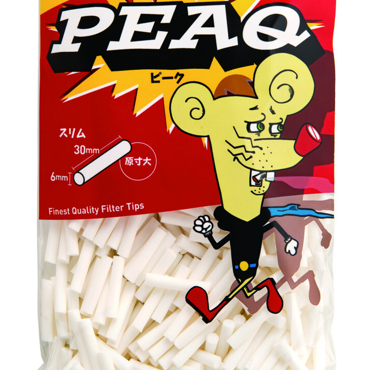PEAQ老鼠滤嘴细支长支（6mm*30mm）/ＰＥＡＱ・スリム　500支装