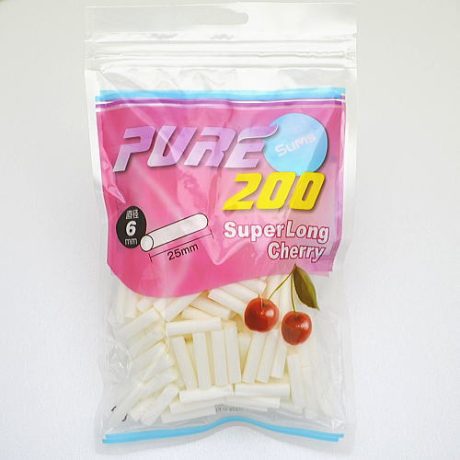 PURE滤嘴细支樱桃味6mm*25mm 手卷耗材