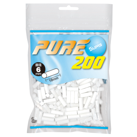 PURE滤嘴细支6mm*18mm 手卷耗材
