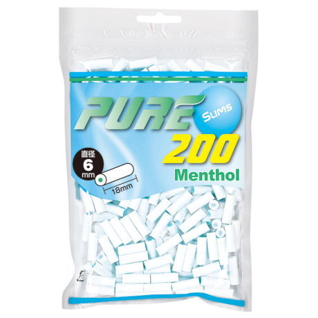 PURE滤嘴细支薄荷6mm*18mm 手卷耗材
