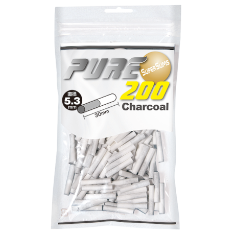 PURE滤嘴超细款活性炭5.3mm*30mm 手卷耗材