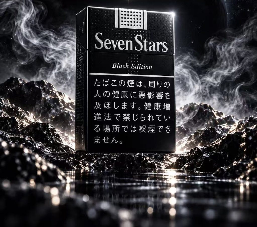 七星14mg软盒暗黑限定版（限定款不免除服务费）/セブンスター