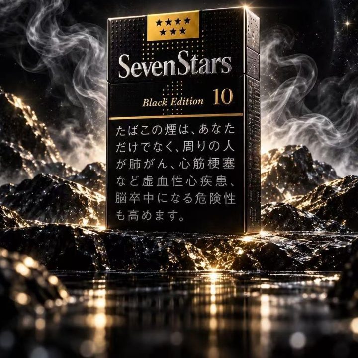 七星7mg硬盒暗黑限定版/セブンスター・7・ボックス